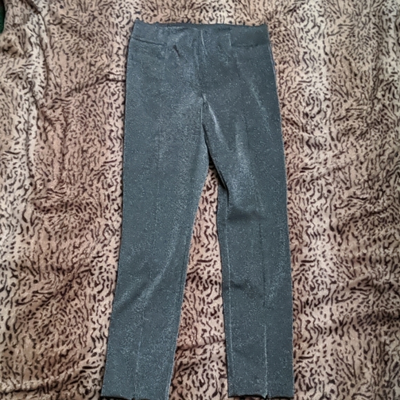 H&M silver zipper leggings - Picture 2 of 5